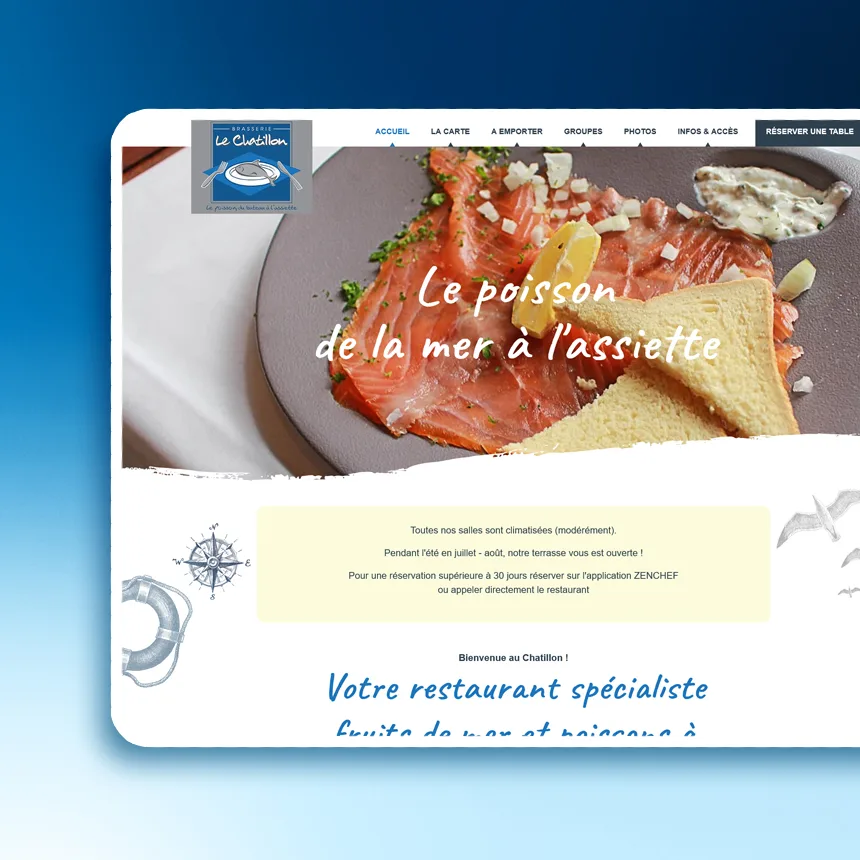 Le Chatillon réalisé par l'agence web Coteo