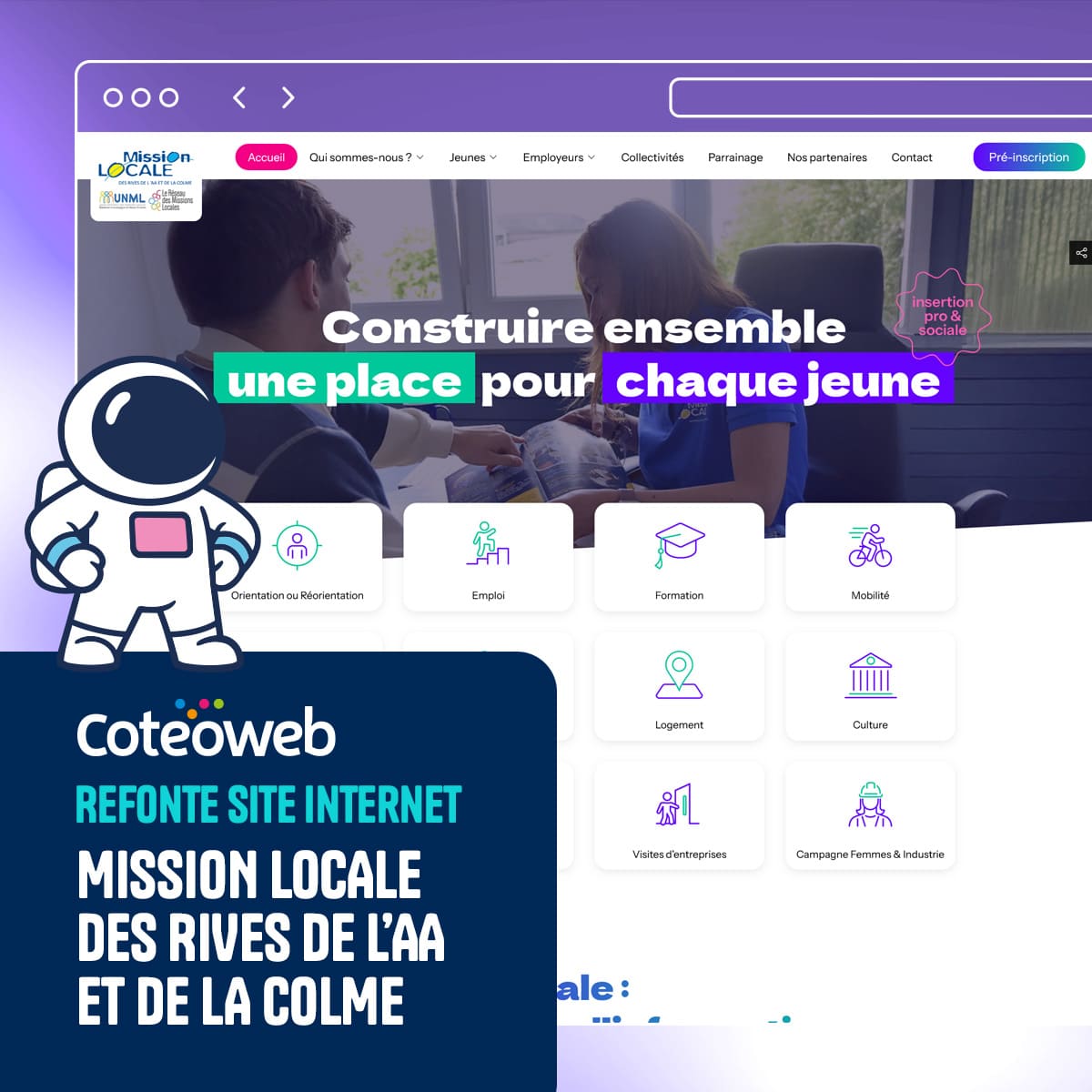 créatiion site web dunkerque