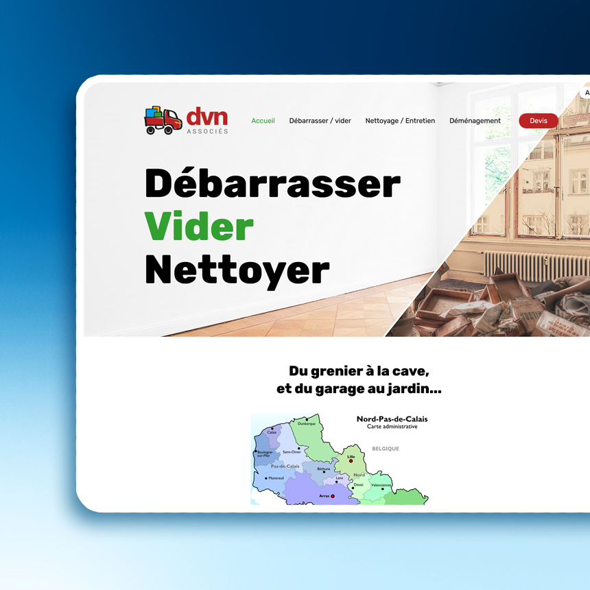 DVN réalisé par l'agence web Coteo