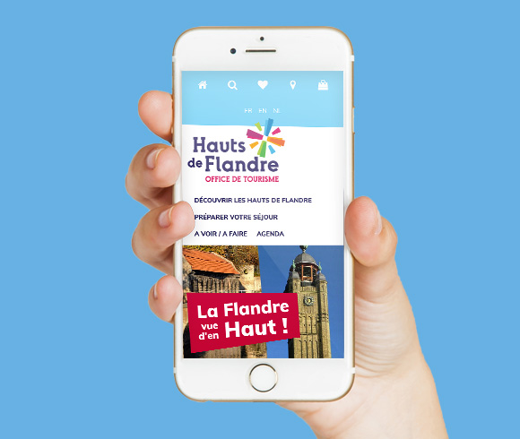 Office de Tourisme - Hauts de Flandre réalisé par l'agence web Coteo