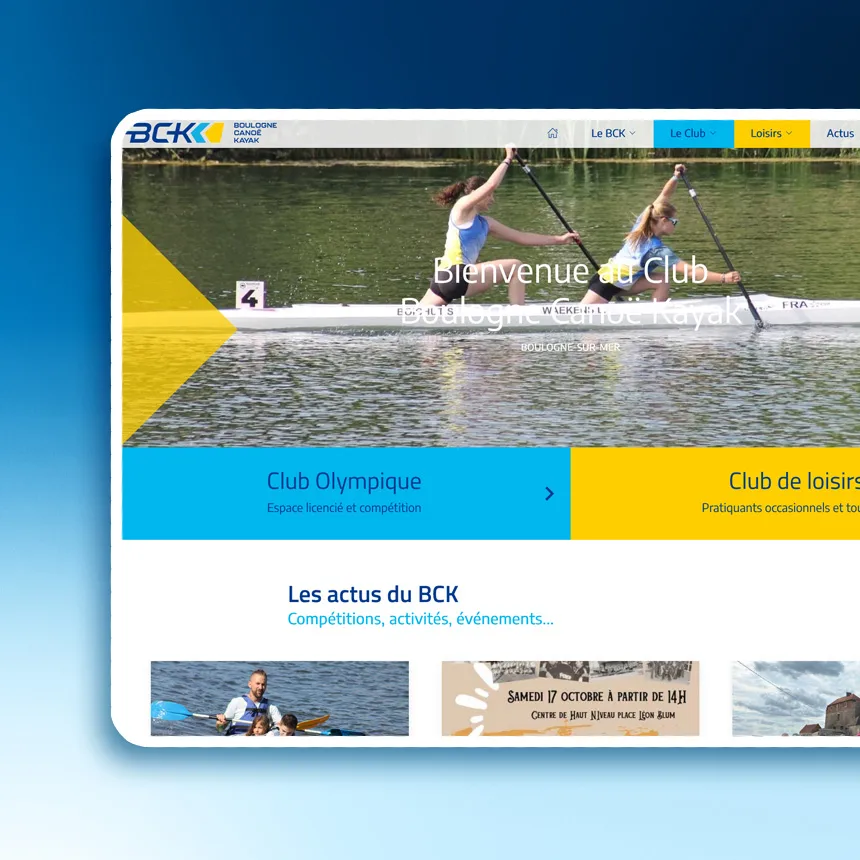 BCK réalisé par l'agence web Coteo