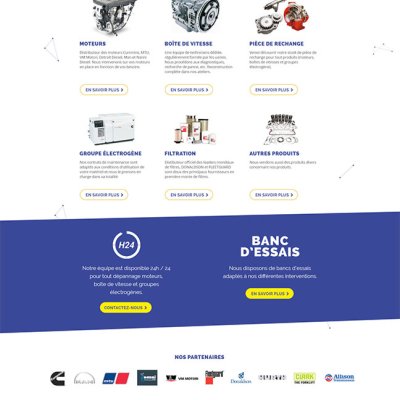 Maquette page d'accueil validée