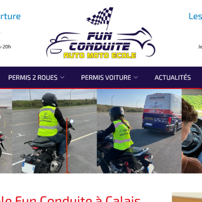 Coteoweb - Mise en ligne du site web de Fun Conduite