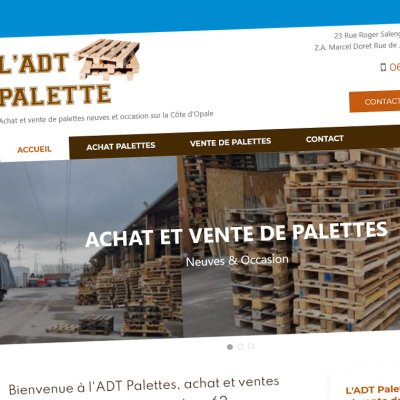 Coteoweb - Nouveau site web pour l'ADT Palettes