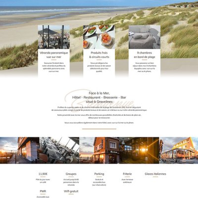 Site web après refonte