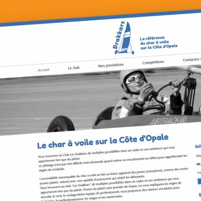 Coteoweb - Nouveau site web pour Les Drakkars !