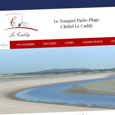 Coteoweb - Refonte du site de l'Hôtel le Caddy