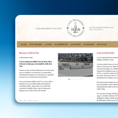 creation site internet Café de la Tour