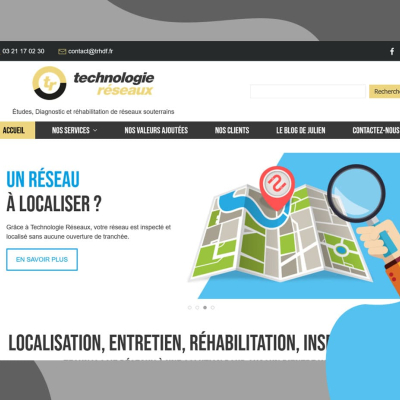 Coteoweb - Refonte technique du site de l'entreprise Technologie Réseaux