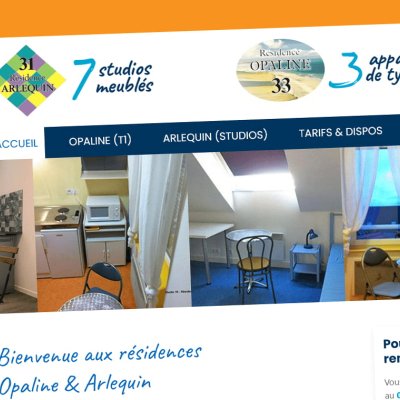Coteoweb - Mise en ligne du site web Résidence Opaline