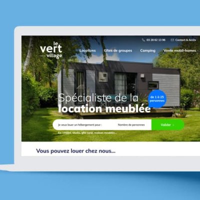 creation site internet Le Vert Village