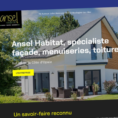 Coteoweb - Nouveau site web pour Ansel Habitat