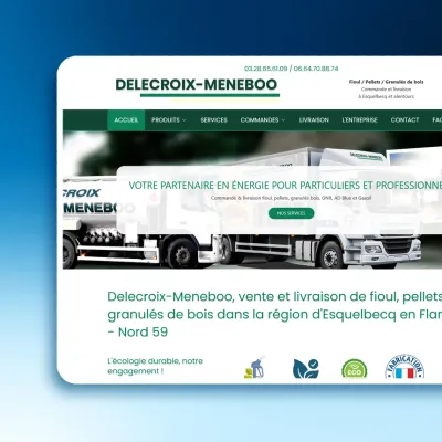 creation site internet Delecroix Meneboo