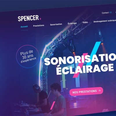 Coteoweb - Refonte du site internet Spencer