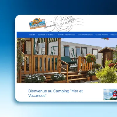 creation site internet Camping Mer & Vacances