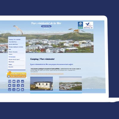 creation site internet Camping de la Mer