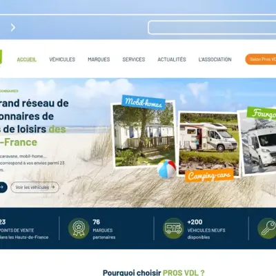 Coteoweb - Nouveau site web pour Pros VDL !