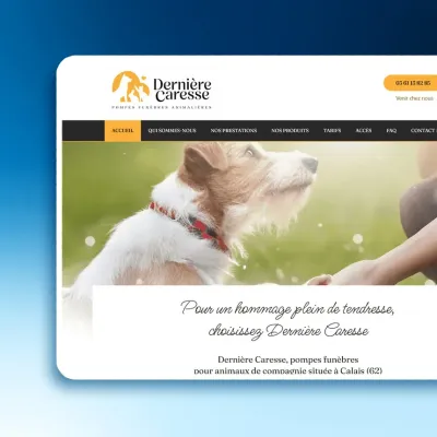 creation site internet Dernière Caresse