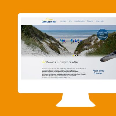 creation site internet Camping de la Mer