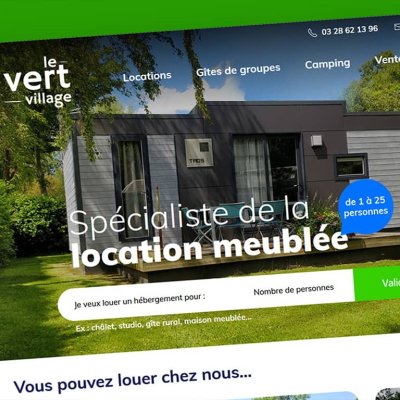 Coteoweb - Nouveau site internet pour le camping Le Vert Village