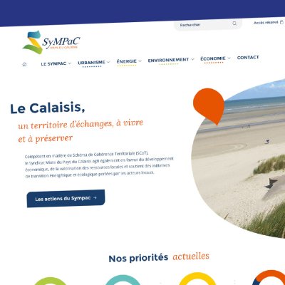 Coteoweb - Refonte du site du SyMPaC