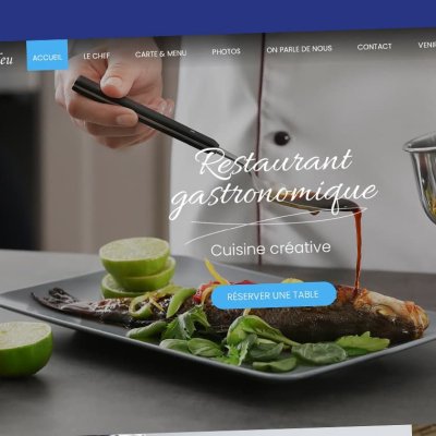 Coteoweb - Nouveau site web pour le restaurant Le Grand Bleu !