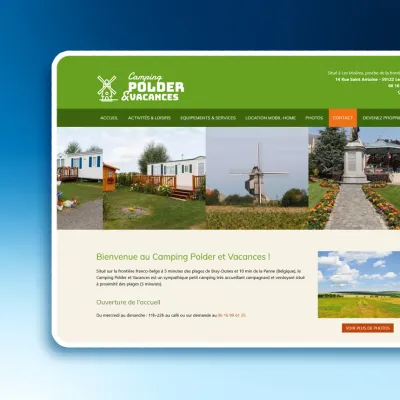 creation site internet Camping Polder & Vacances