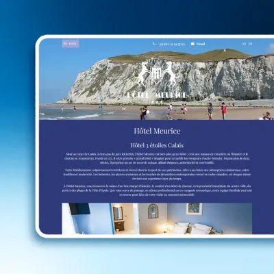 creation site internet Hôtel Meurice