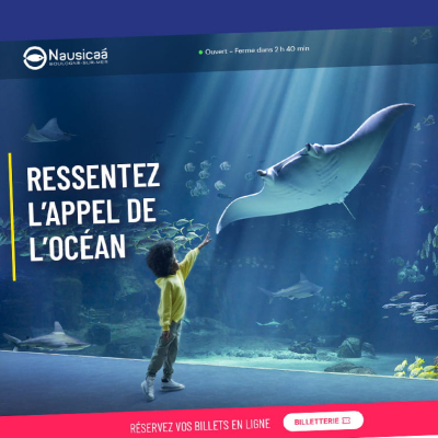 Coteoweb - Nouvelle page statique pour Nausicaà