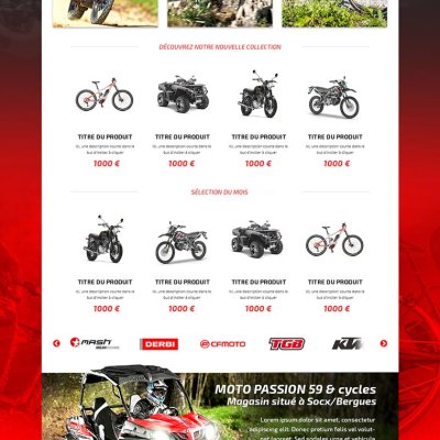 Site web après refonte