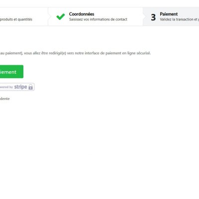 Poursuite de la commande