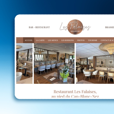 creation site internet Les Falaises