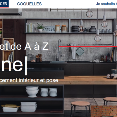 Coteoweb - Cuisines Références nous a fait confiance pour la création de son site web