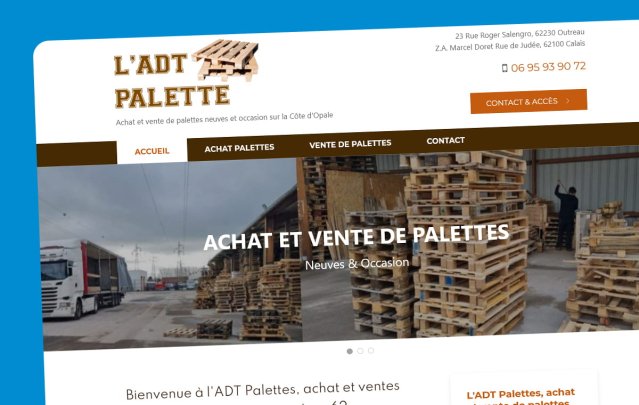 Nouveau site web pour l'ADT Palettes