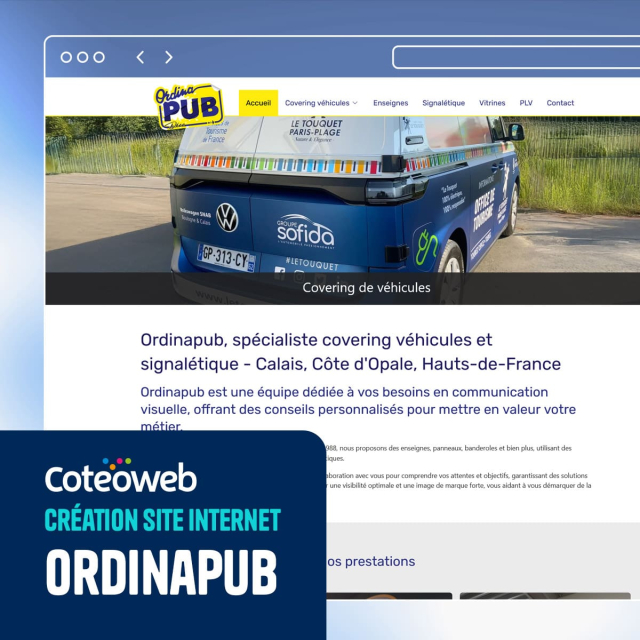 Nouveau site web pour Ordinapub !