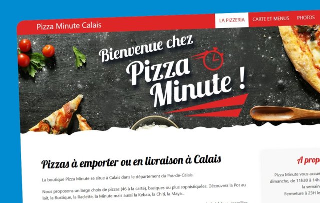 Lancement du nouveau site web Pizza Minute !