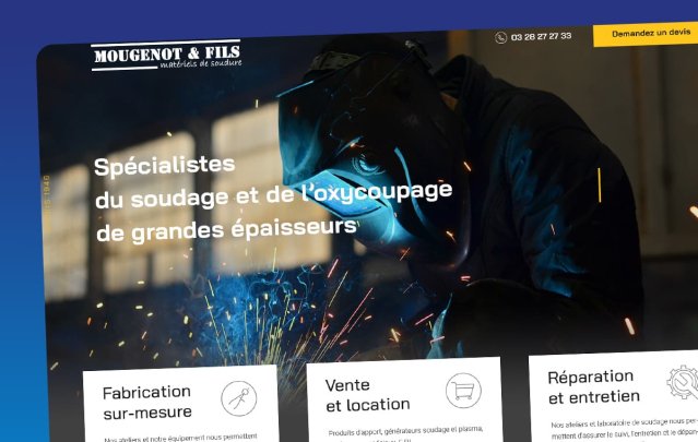 Nouveau site internet : Mougenot & Fils