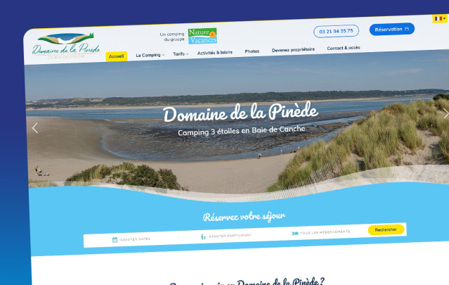 création site web camping nord france