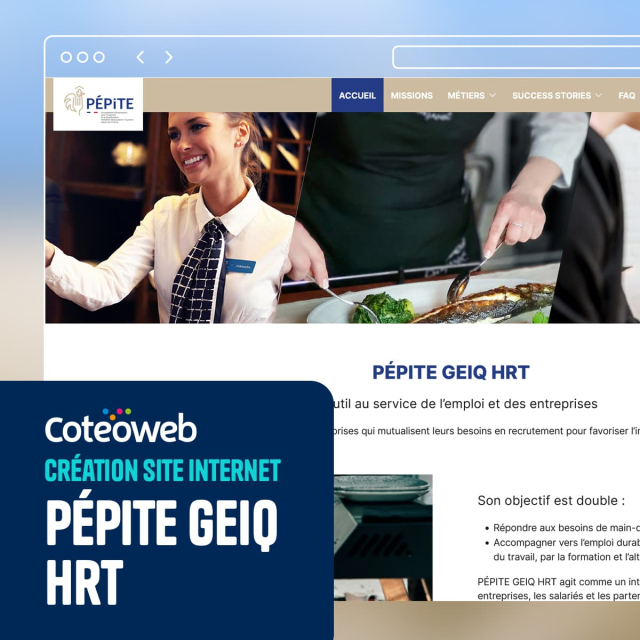 Mise en ligne du site web Pépite Geiq HRT !