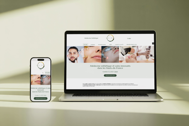 Nouveau site web pour le centre de médecine esthétique Cloé