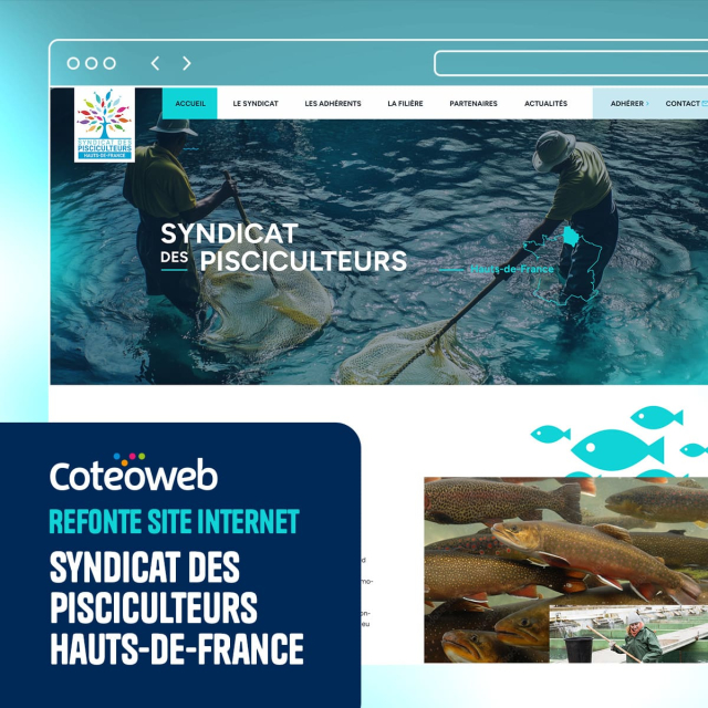 Mise en ligne du site internet du Syndicat des Pisciculteurs