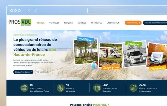 Nouveau site web pour Pros VDL !