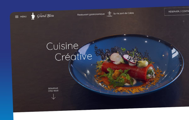 creation site web restaurant calais