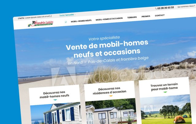 Refonte sur mesure du site Flandria Loisirs