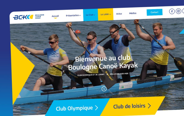 création site web club sportif BCK